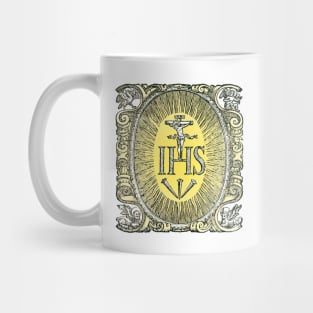 Jesus Monogram with Four Evangelists Mug